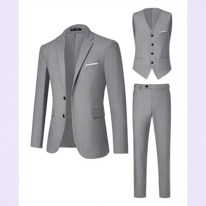 Mens Tailored Suit Grooms Wedding Dress