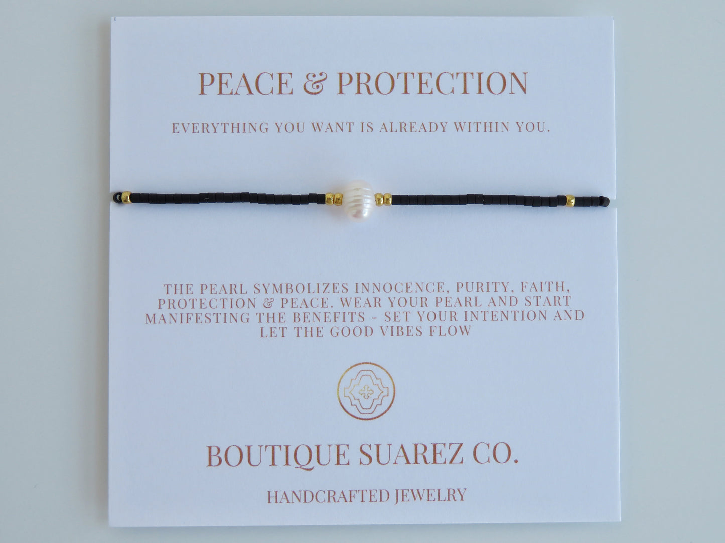 Manifest Peace - Pearl Bracelet