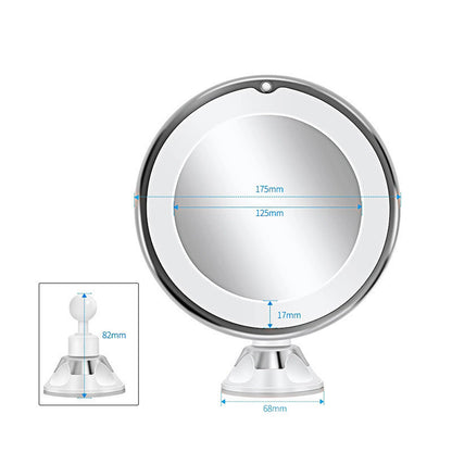 Led Make-up Mirror With Supplement Light