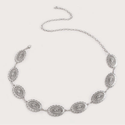 In-Stock Fast Shipping European And American Style Beach Metal Pants Chain High-End Chain Bohemian Style Waist Chain Accessory For Dresses