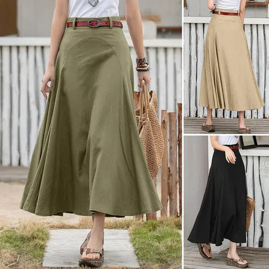 Fashion High Waist Tutu A-Line Skirt Plus Size Dress