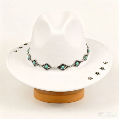 Fashionable Versatile Vintage-patterned Hatdenim Hat