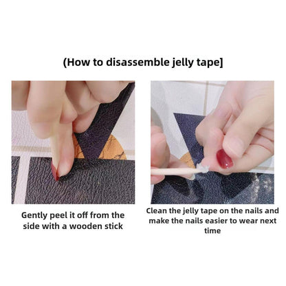 1068 Handmade Nail Wear Nail Art Reusable Press on Nails False Nails