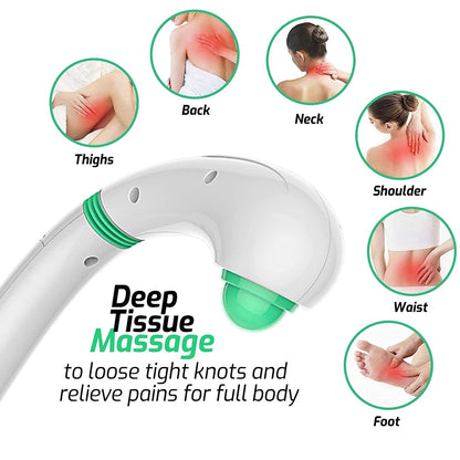 The Ultimate Relaxation Trio: Wooden Foot Massager, Collapsible Wireless Footbath, & Portable Handheld Massager