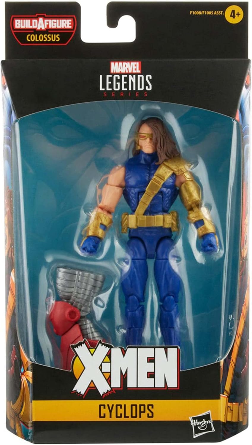 Marvel Hasbro Legends Series 6-inch Scale Action Figure Toy ’s Cyclops, Premium Design, 1 Figure, and 1 Build-A-Figure Part