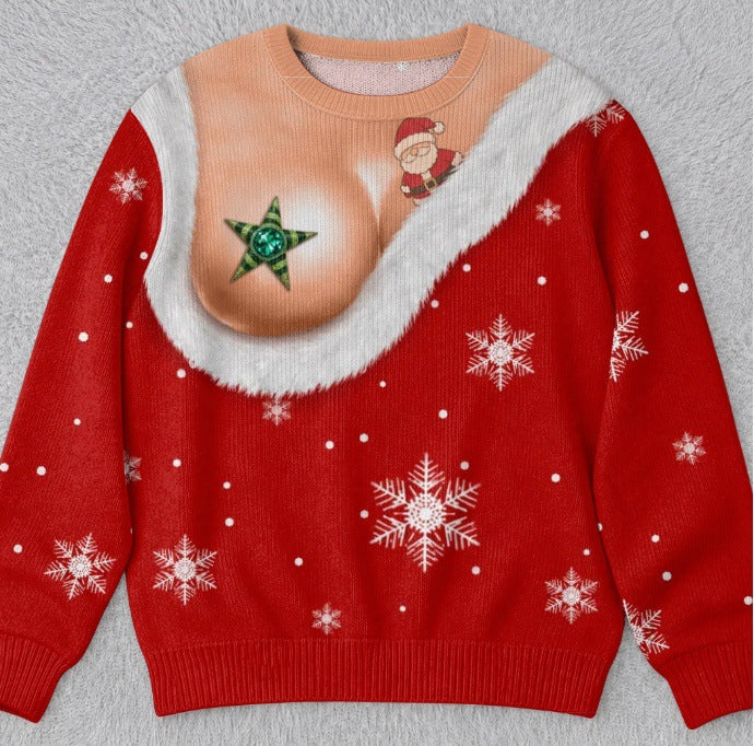 Crewneck Pullover SweatshirtChristmas Carnival