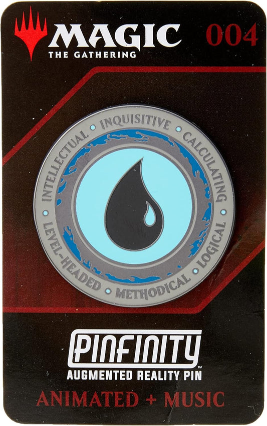 Magic The Gathering - Blue Mana Crest Augmented Reality Pin