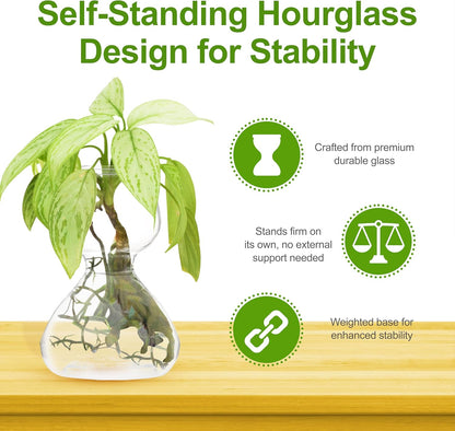 Clear Glass Bud Vases - Propagation Stations (32-Pack)