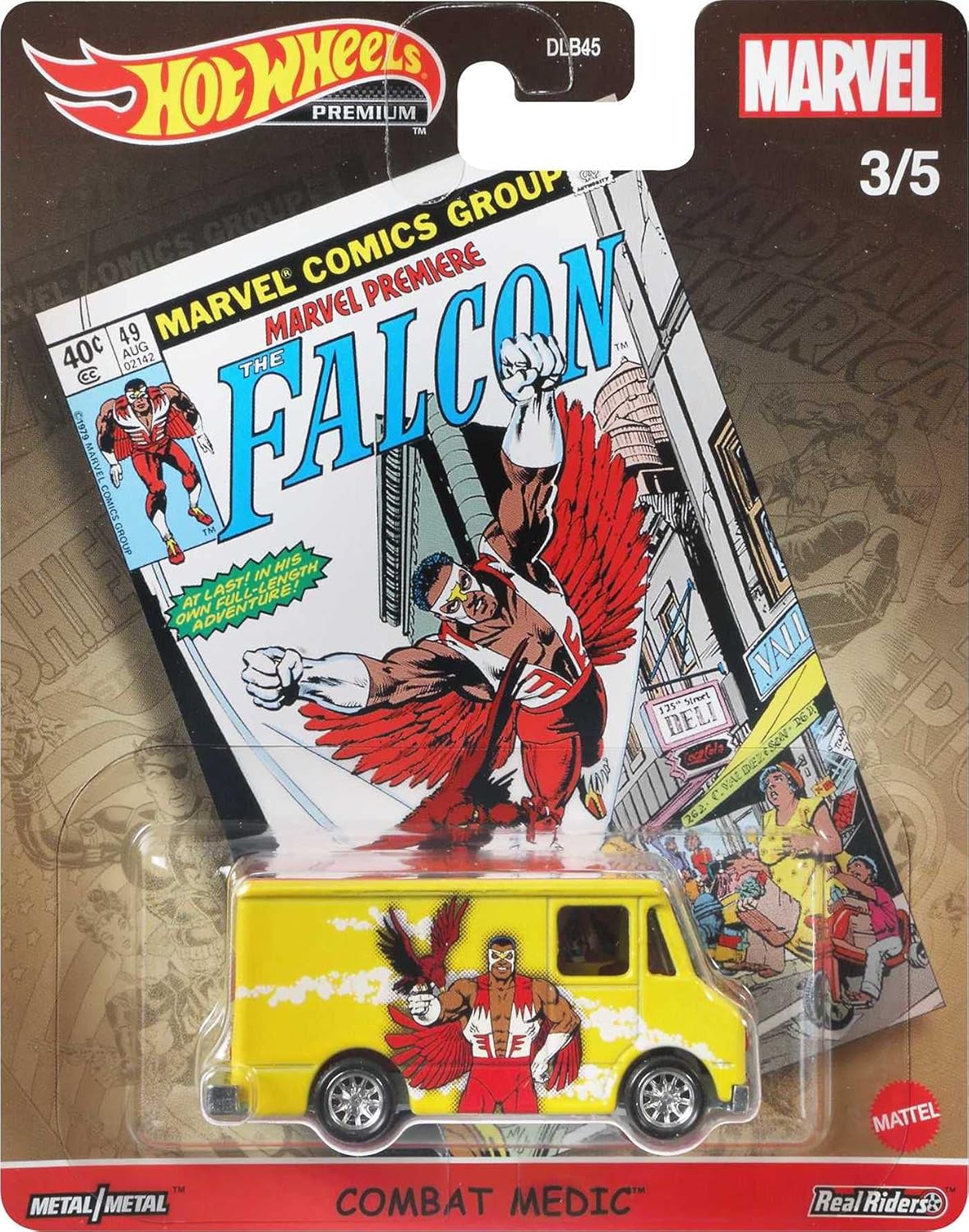 Hot Wheels Premium Toy Car, 1:64 Scale Die-Cast Combat Medic for Kids & Collectors, Pop Culture