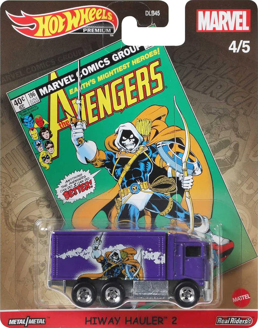 Hot Wheels Pop Culture Hi-Way Hauler 1:64 Scale Vehicle for Kids Aged 3 Years Old & Up & Collectors of Classic Toy Cars, Featuring New Castings & Themes