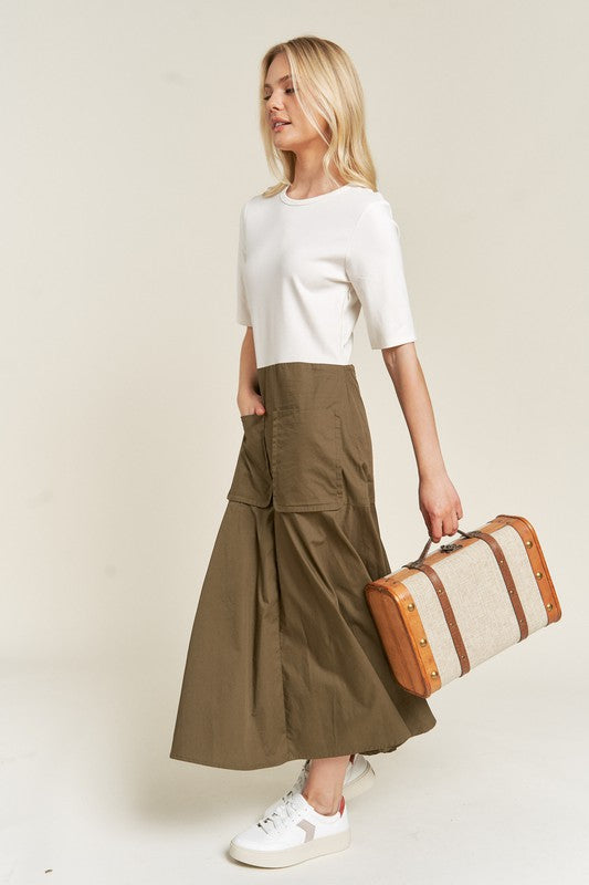 PLUS Jade by Jane Knit Mix Dress
