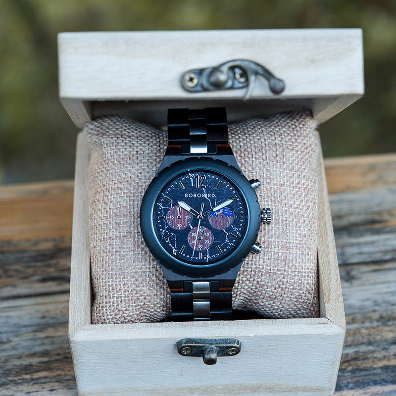 Wooden Watch Fashionable And Distinctive Mens Style
