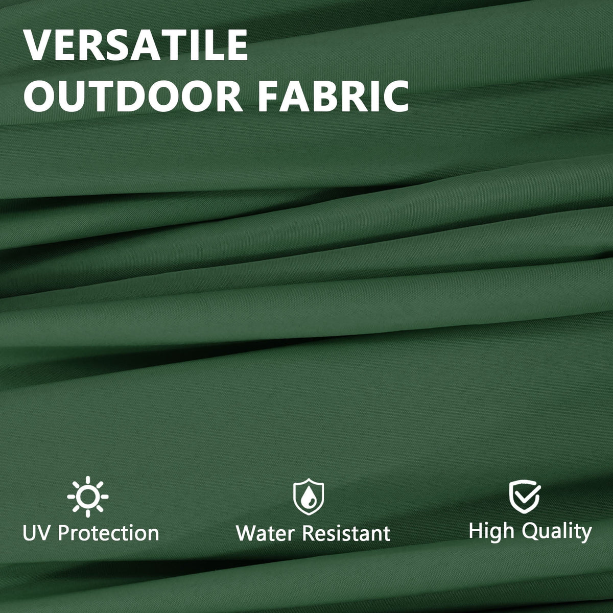 Ainfox 13ft Large Patio Umbrella, Outdoor Double-Sided Rectangle Market Heavy Duty Umbrellas without Base
