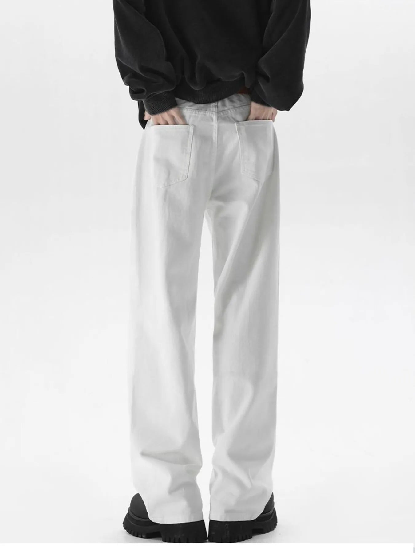Men's Full Size Wide Leg Jeans Plus Size