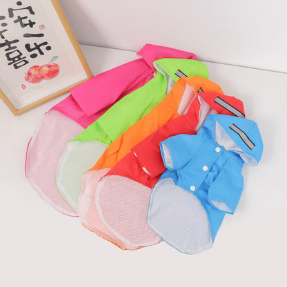 Dog Raincoat Reflective Waterproof Snowproof Pet Coat For Small Puppy Cats Raincoat Pets Supplies