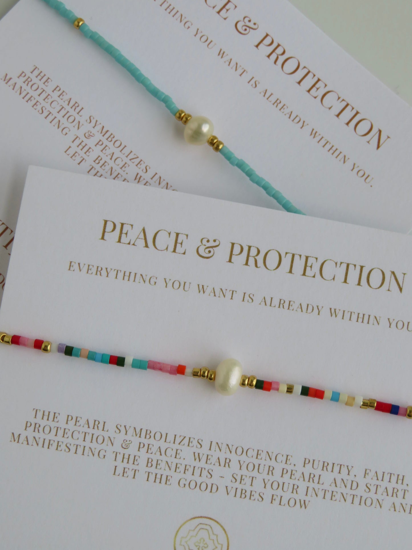 Manifest Peace - Pearl Bracelet