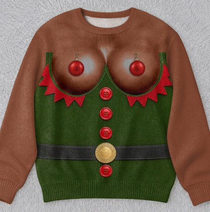 Crewneck Pullover SweatshirtChristmas Carnival