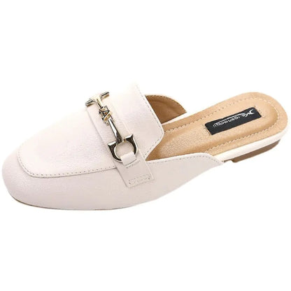 Women's Summer Backless Slippers Fashion Flat Sandals