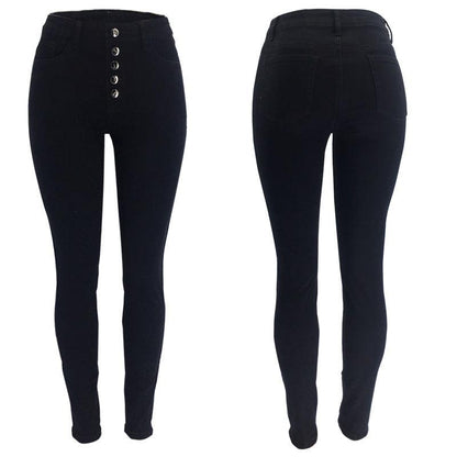 Cowgirl Chic High Waisted Skinny Jeans - Stylish and Comfortable Denim Jeans for Women
