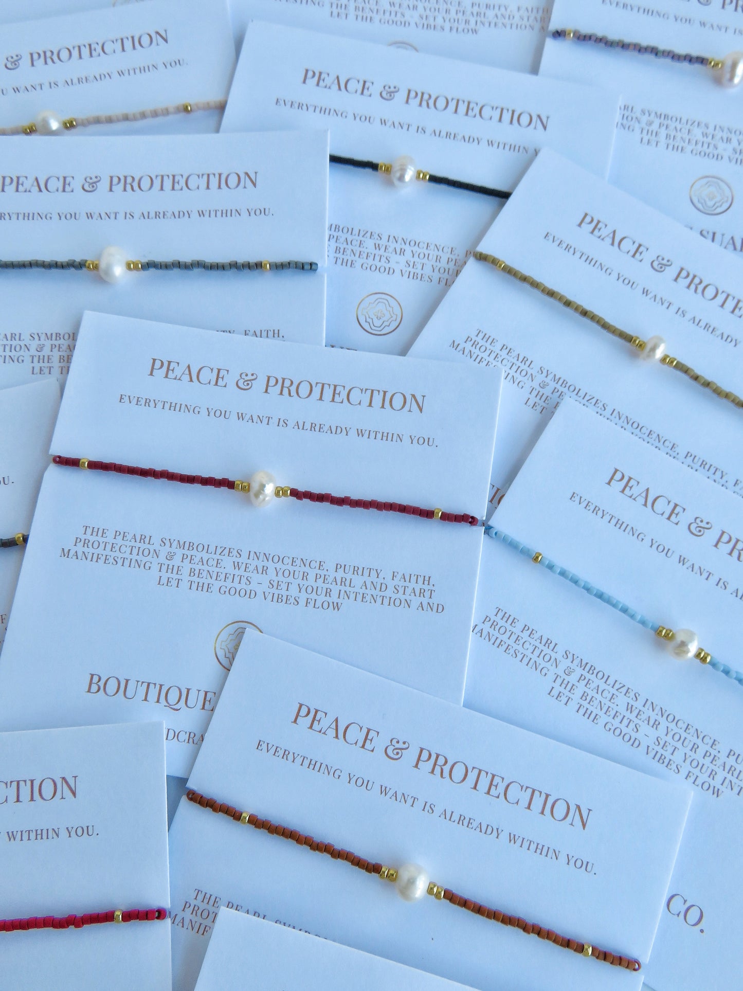 Manifest Peace - Pearl Bracelet