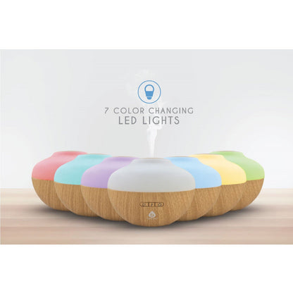 FlameGlow Aromatherapy Diffuser, Pursonic 6-Pack Essential Oils & Portable 360° Hi-Res Wireless Speaker