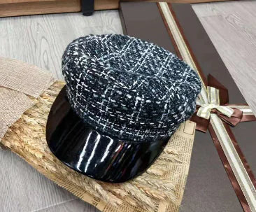 Octagonal Beret, Newsboy Cap, Painter's Hat