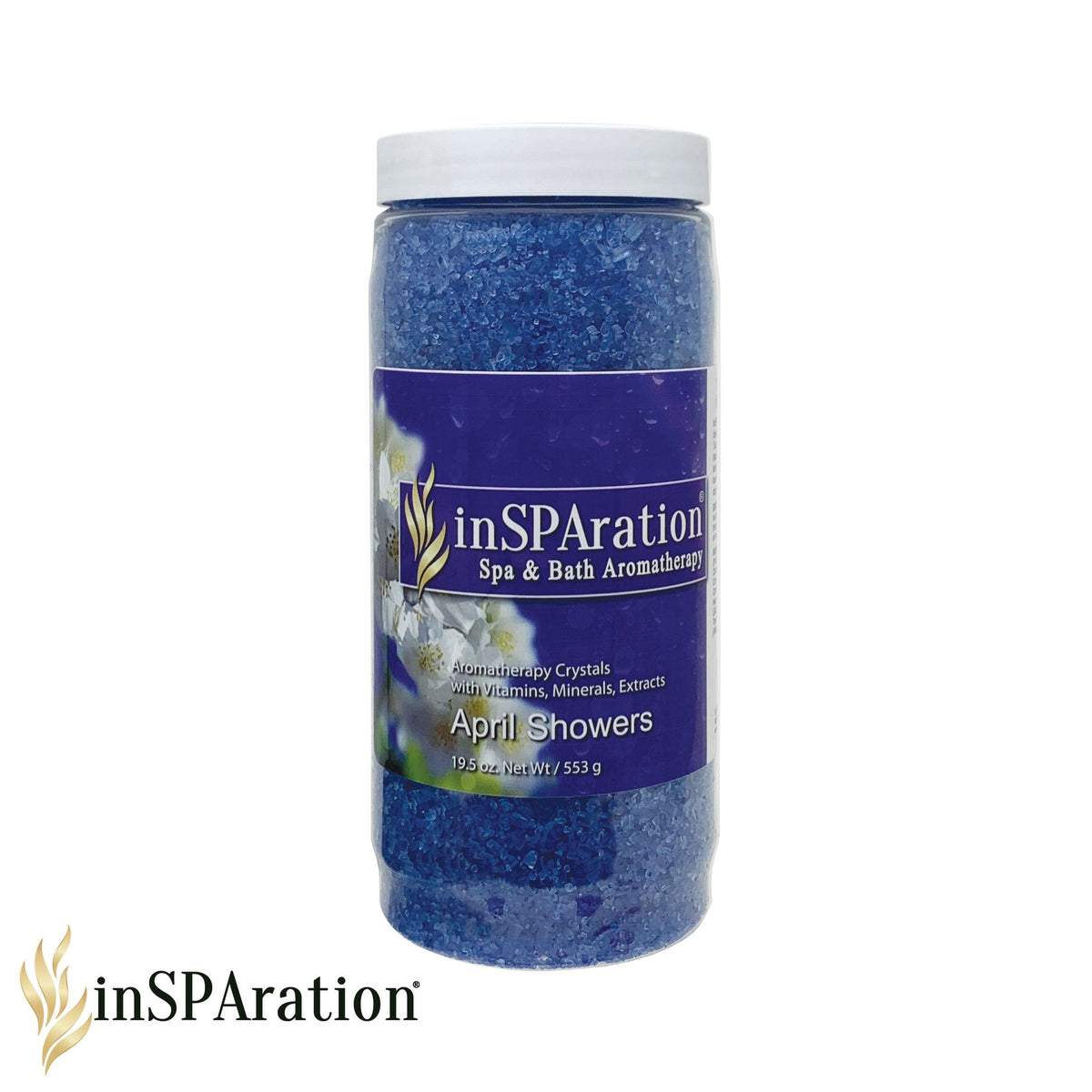 19oz inSPAration Rx Crystals – Epsom Salt for Hot Tub, Muscle Relaxing & Stress Relief Bath Salts, Spa Crystals for Hot Tubs