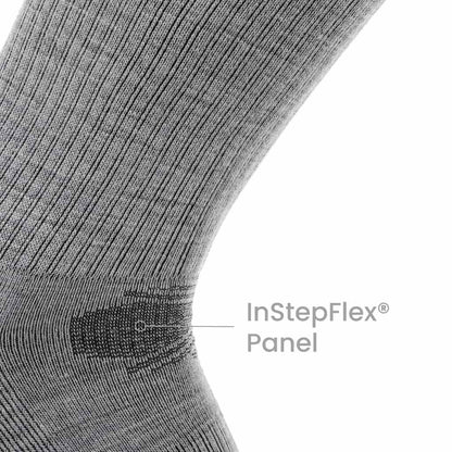 Ash - Casual Crew Midweight Merino Wool Sock