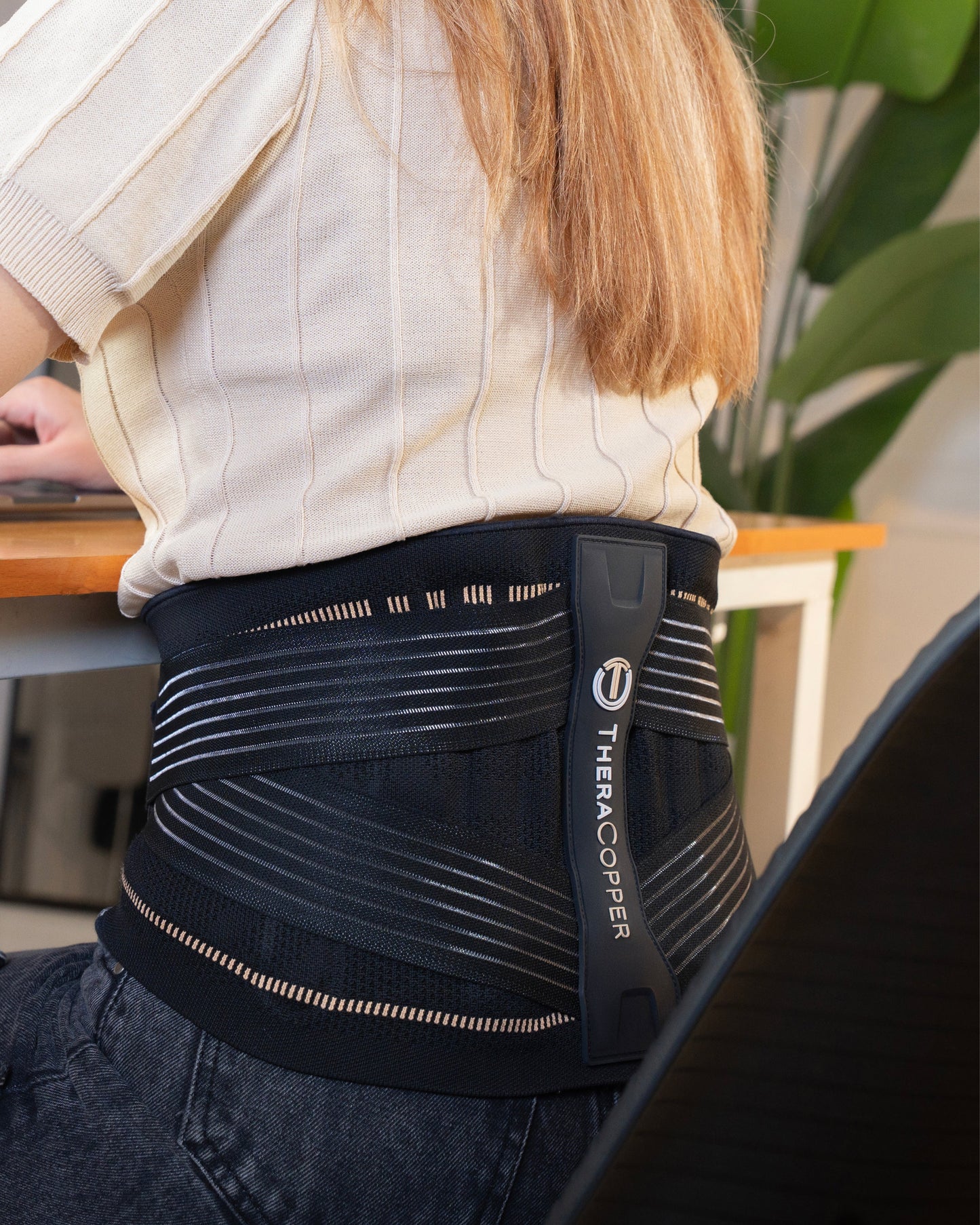 Copper Compression Lower Back Brace