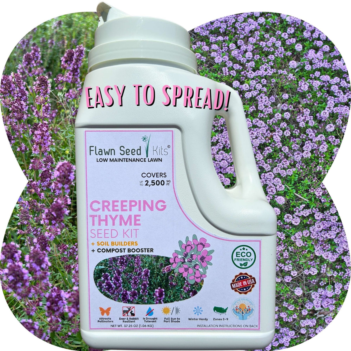 Creeping Thyme Easy Spread Shaker