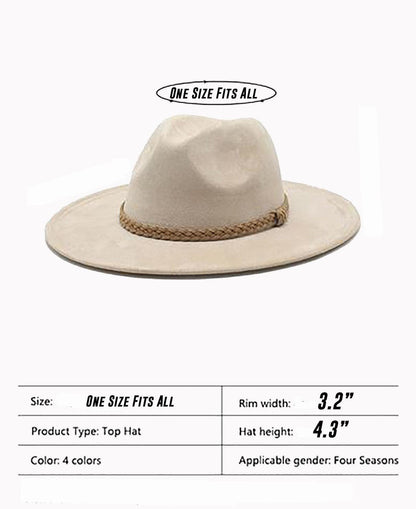 The Suede Knight Hat – Luxury Suede Fedora for Stylish Cowgirls, Western Fashion Hat