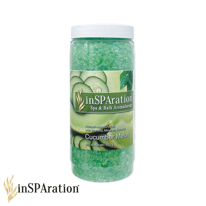 19oz inSPAration Rx Crystals – Epsom Salt for Hot Tub, Muscle Relaxing & Stress Relief Bath Salts, Spa Crystals for Hot Tubs