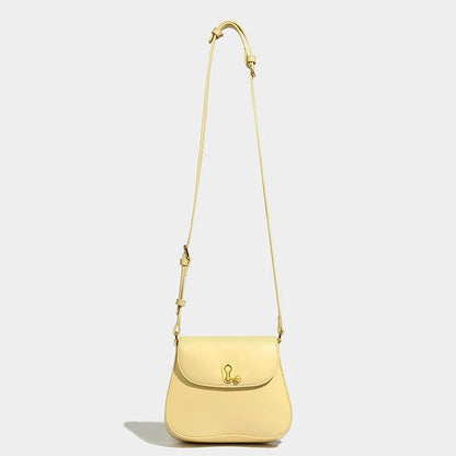 Luxury Retro Cowgirl Saddle Bag | Genuine Leather Brown Handbag