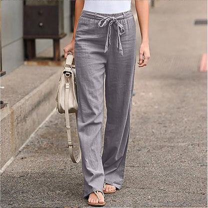 Plus Size Women's Casual Wide-Leg Pants