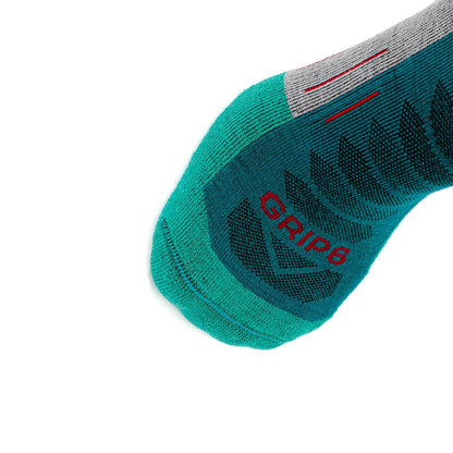 Emerald - Run Ankle Midweight Merino Wool Sock