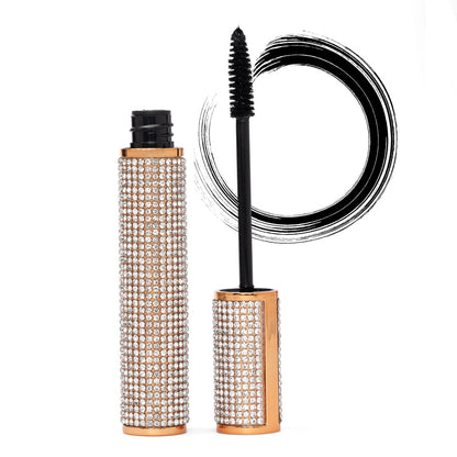 Mega Volume Vegan Mascara – Smudge-Proof with Handmade Diamond Case