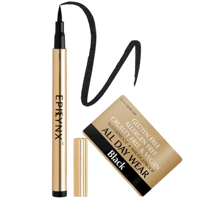 Waterproof Liquid Eyeliner Pen – Vegan, Gluten-Free, Smudge-Proof Precision in Matte & Shimmer Shades