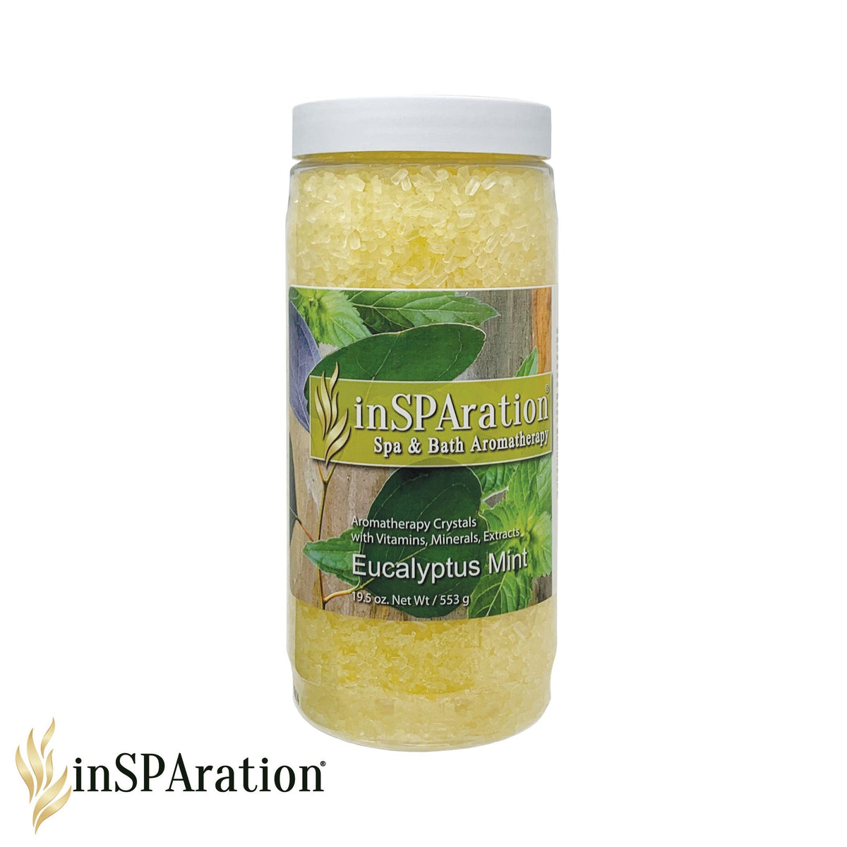 19oz inSPAration Rx Crystals – Epsom Salt for Hot Tub, Muscle Relaxing & Stress Relief Bath Salts, Spa Crystals for Hot Tubs