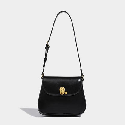 Luxury Retro Cowgirl Saddle Bag | Genuine Leather Brown Handbag