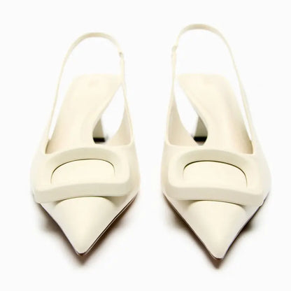 Elegant Women's Slingback High Heels with Pointed Toe