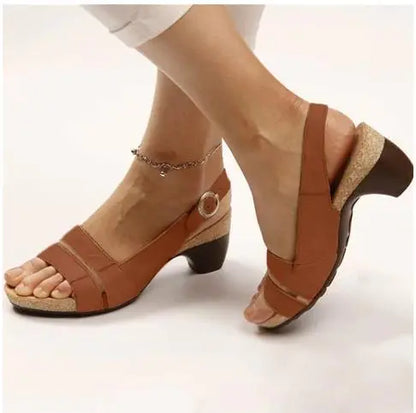 Women's Summer Thick Heel Platform Sandals