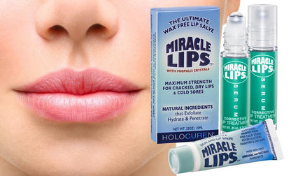 MIRACLE LIPS SALVE & SERUM One for Problem Lips; One for Beauty Maintenance