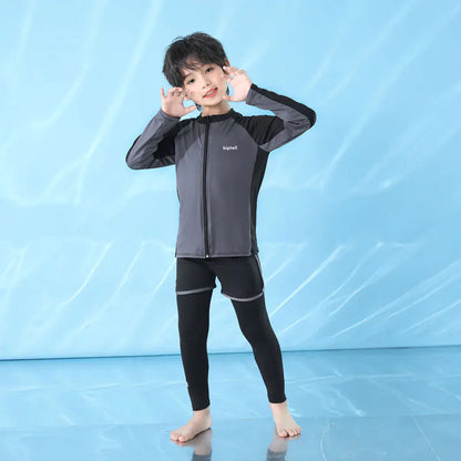 Kids Long Sleeve UV Protection Swimwear for Boys and Girls