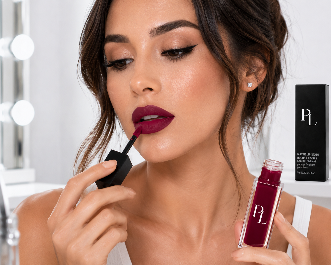 Matte Lip Stain - Deep Burgundy