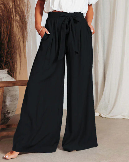 Summer Women's Plus Size Wide-Leg Sleep Pants