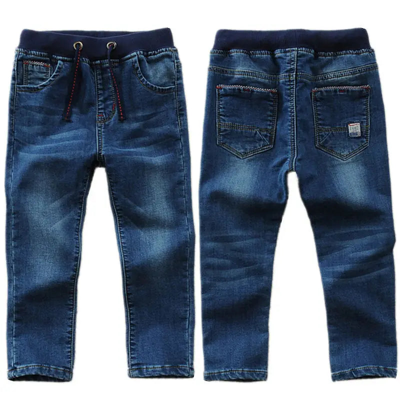 Kids Boys Jeans Fashion Brand Design 100% Cotton Children Denim Trousers Pants For Boy 2-10 Years Wear DWQ100