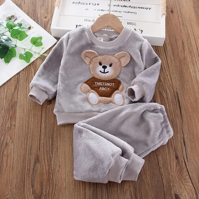 Newborn Baby Boys Clothes 2023 Autumn Baby Girls Clothes Hoodie+Pant Outfit Kids Costume Suit Infant Clothing For Baby Warm Sets