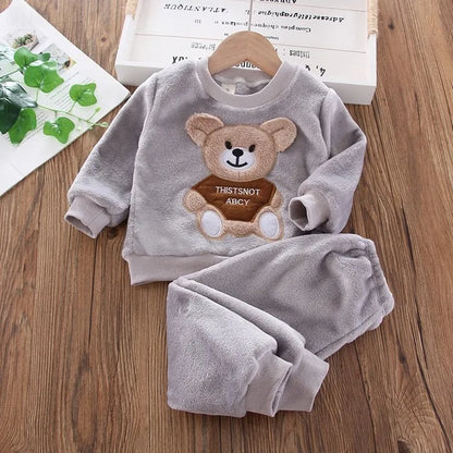 Newborn Baby Boys Clothes 2023 Autumn Baby Girls Clothes Hoodie+Pant Outfit Kids Costume Suit Infant Clothing For Baby Warm Sets