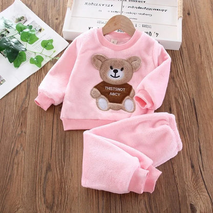 Newborn Baby Boys Clothes 2023 Autumn Baby Girls Clothes Hoodie+Pant Outfit Kids Costume Suit Infant Clothing For Baby Warm Sets