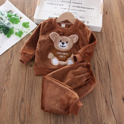 Newborn Baby Boys Clothes 2023 Autumn Baby Girls Clothes Hoodie+Pant Outfit Kids Costume Suit Infant Clothing For Baby Warm Sets